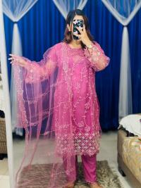 Pakistani Soft Net Sequence Three Piece