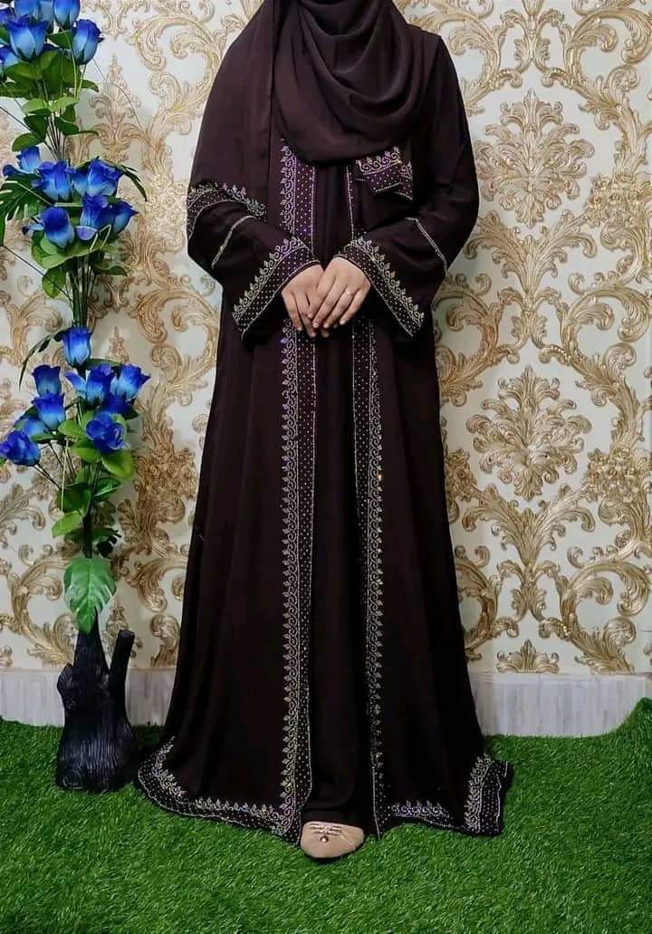 Stone Koti Borka with Hijab
