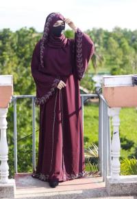 Stone Koti Borka with Hijab