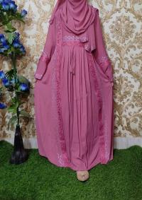 Embroidery Borka with Hijab