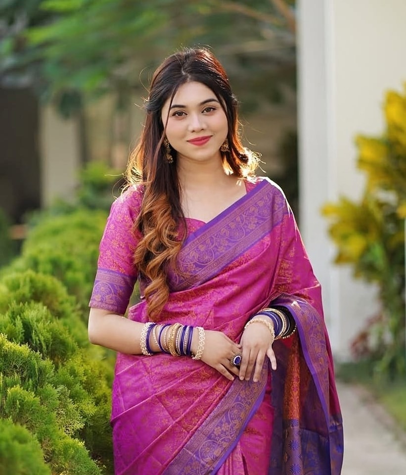 Kanjivaram katan Sharee