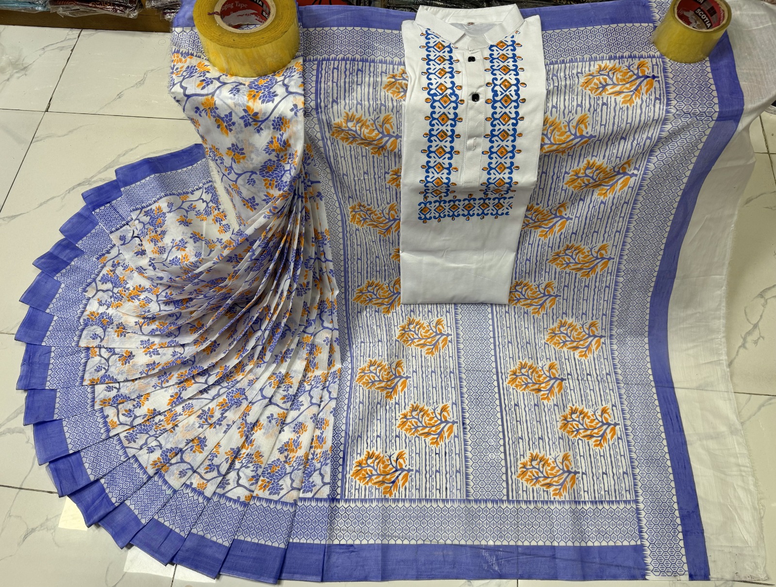 Sharee Panjabi Couple Dress