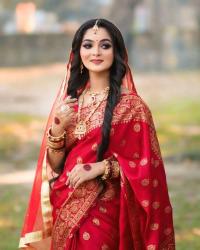 Japani Silk Skin Print Sharee with Blouse Piece