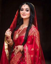 Japani Silk Skin Print Sharee with Blouse Piece