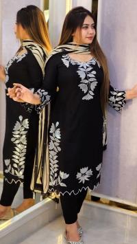 Embroidery Sequence Three Piece