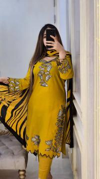 Embroidery Sequence Three Piece