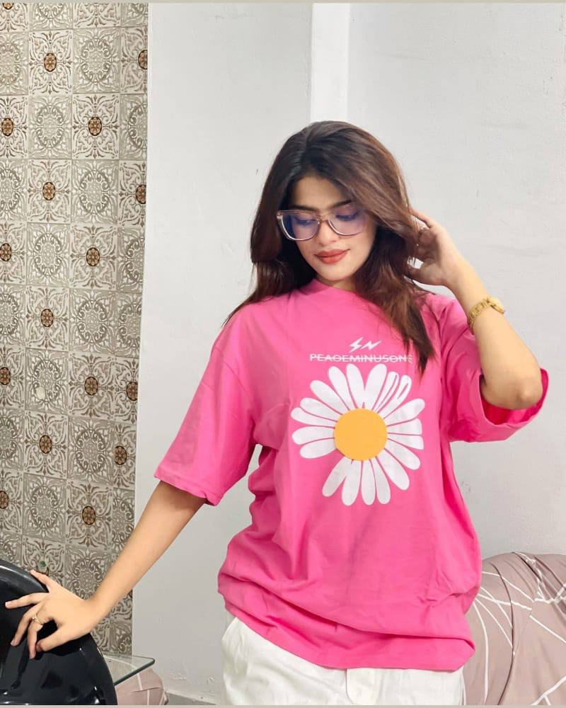 Drop Shoulder Ladies T-shirt 42