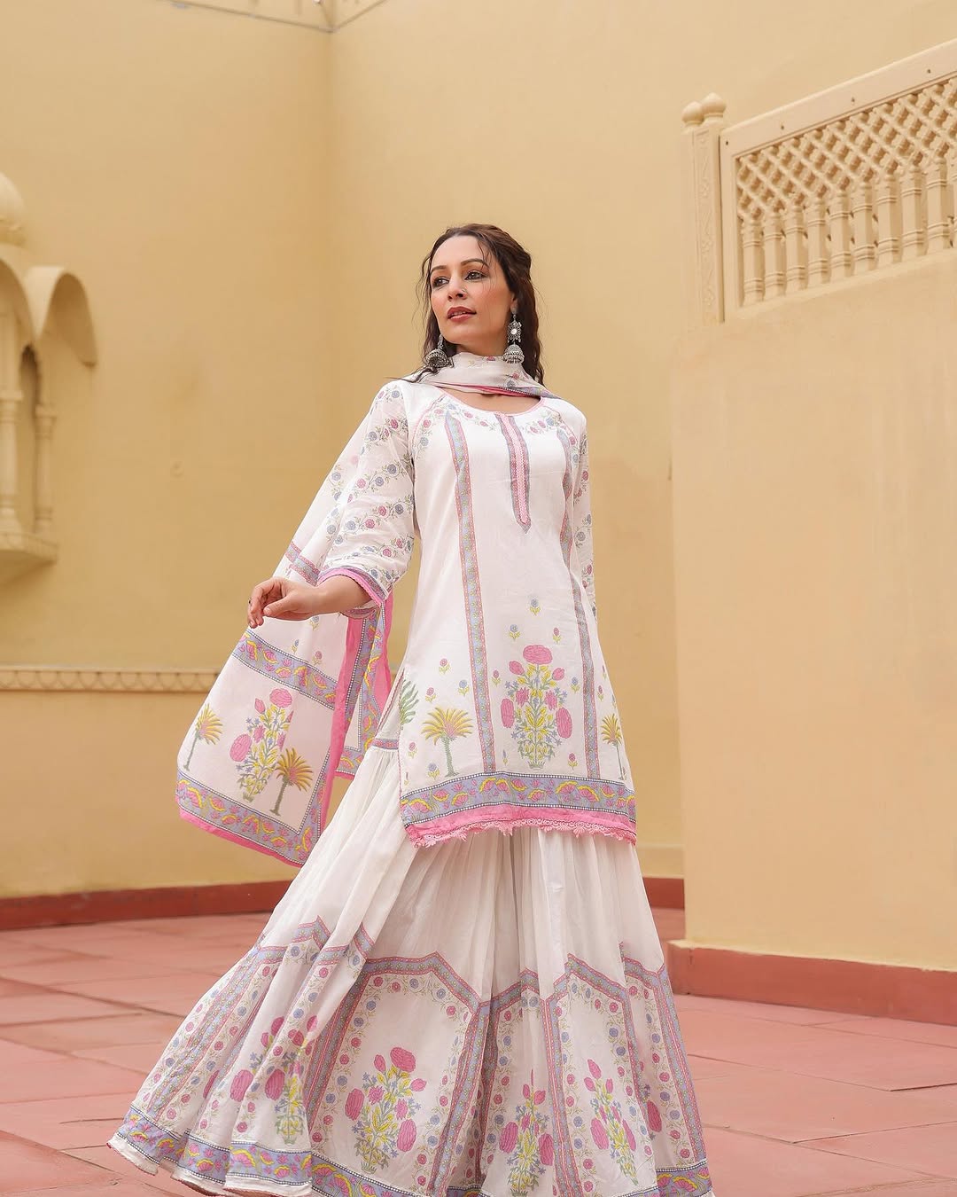 Sharara Three Piece