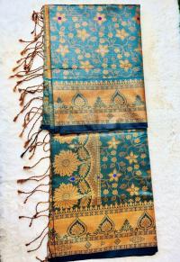 Soft silk katan sharee