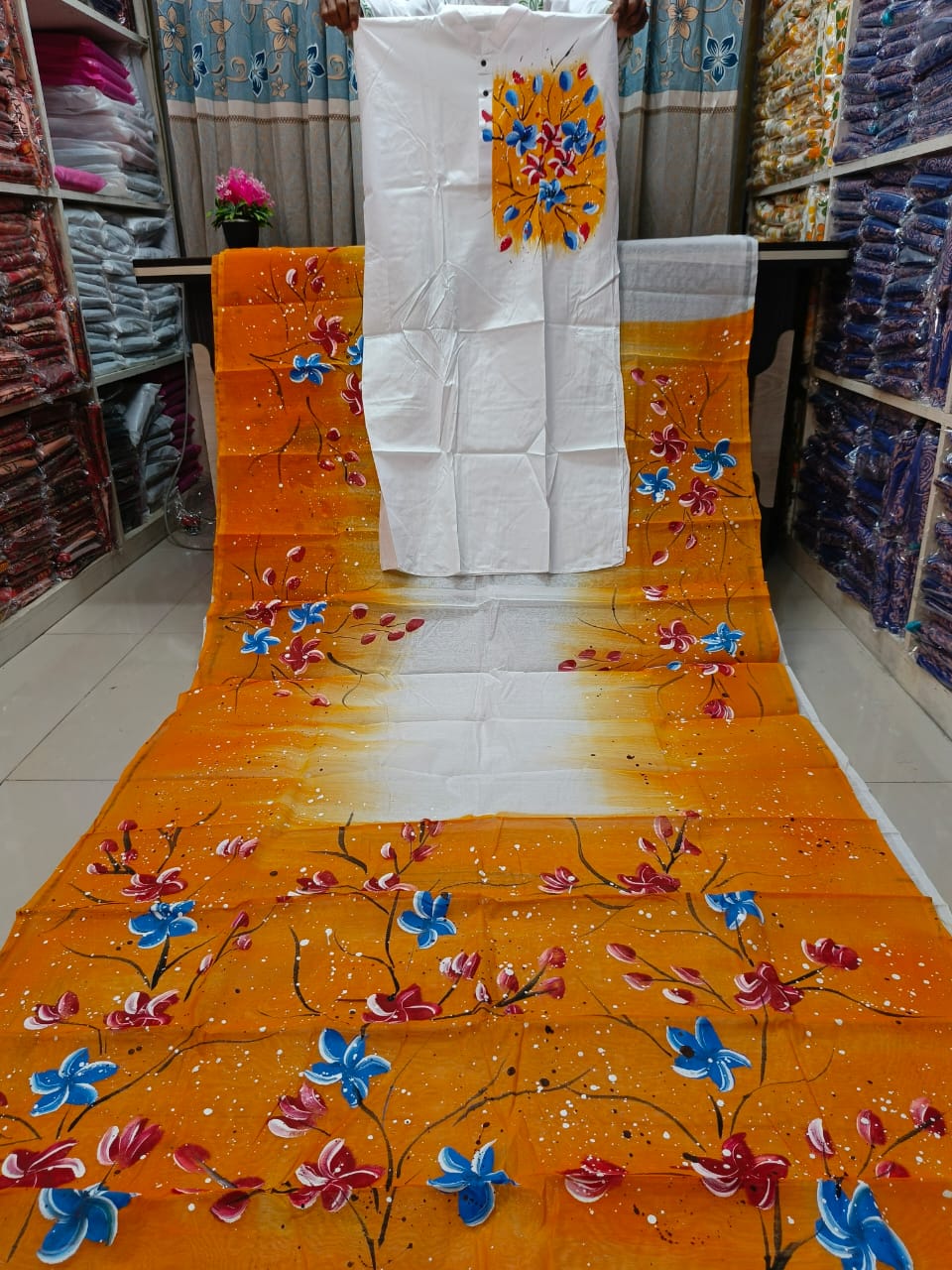 Sharee Panjabi Couple Dress