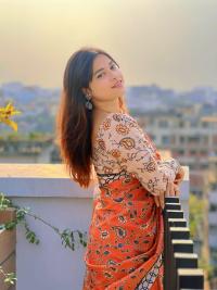 Viral Orpita Silk Sharee