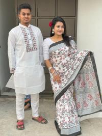Sharee Panjabi Couple Dress