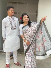 Sharee Panjabi Couple Dress