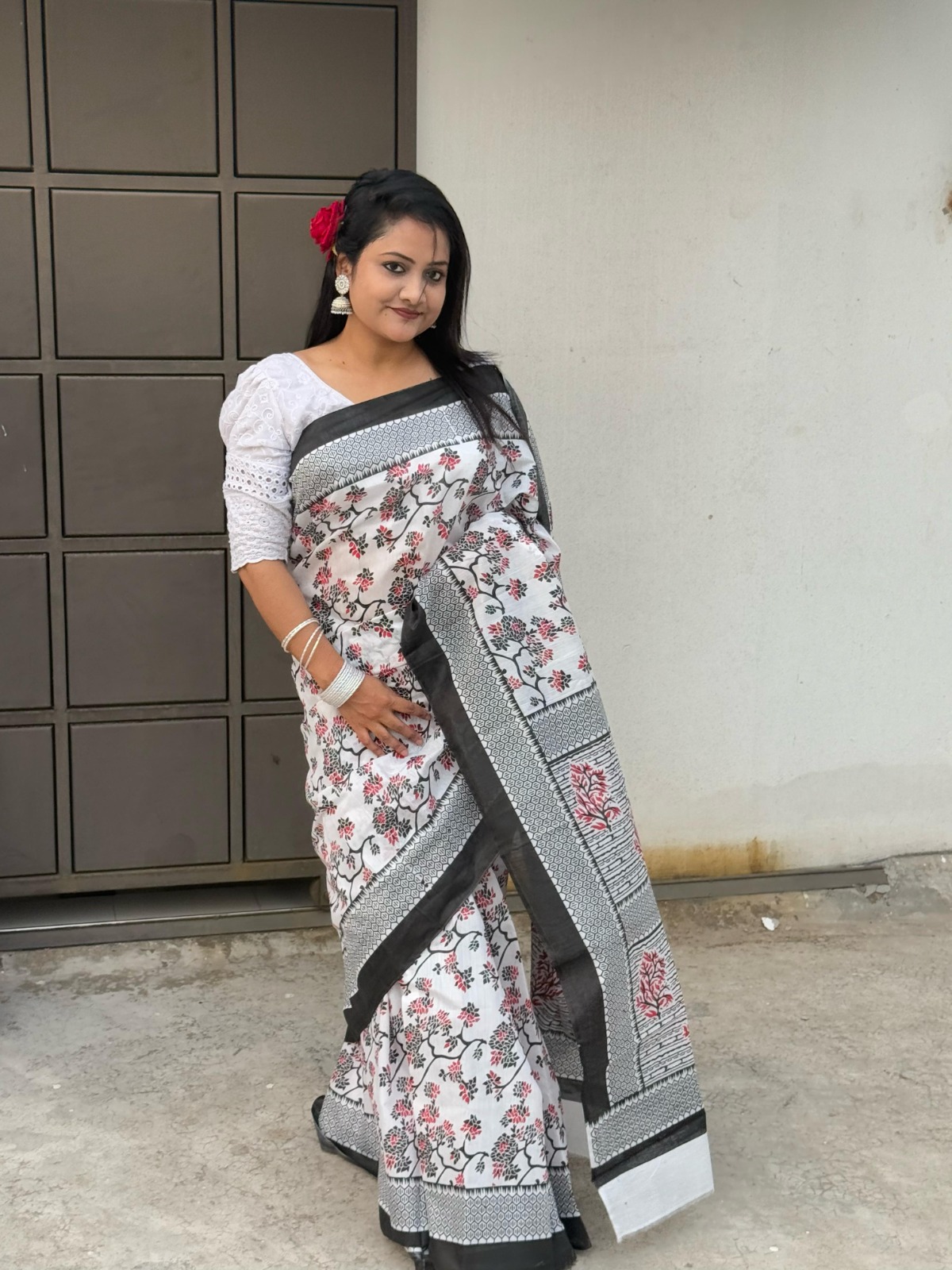 Half Silk Sharee