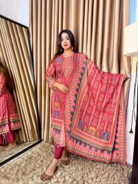 Georgette Readymade Three Piece