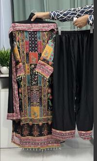 Georgette Readymade Three Piece