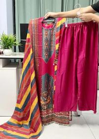 Georgette Readymade Three Piece