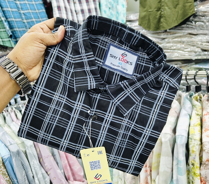 Pure Cotton full Sleeve Check Shirt