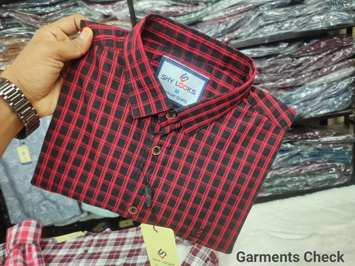 Pure Cotton full Sleeve Check Shirt
