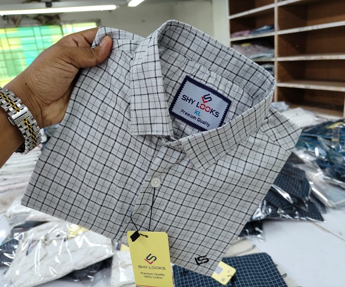 Pure Cotton full Sleeve Check Shirt