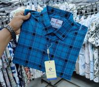 Pure Cotton full Sleeve Check Shirt