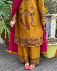 Sequence Embroidery Three  Piece
