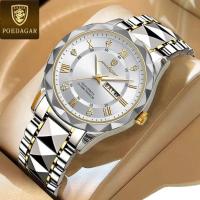 POEDAGAR 615 Diamond Cut Watch For Men