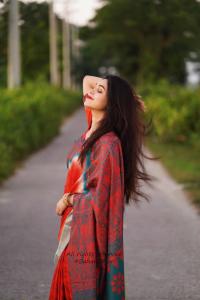 Digital Print Sharee with Blouse Piece
