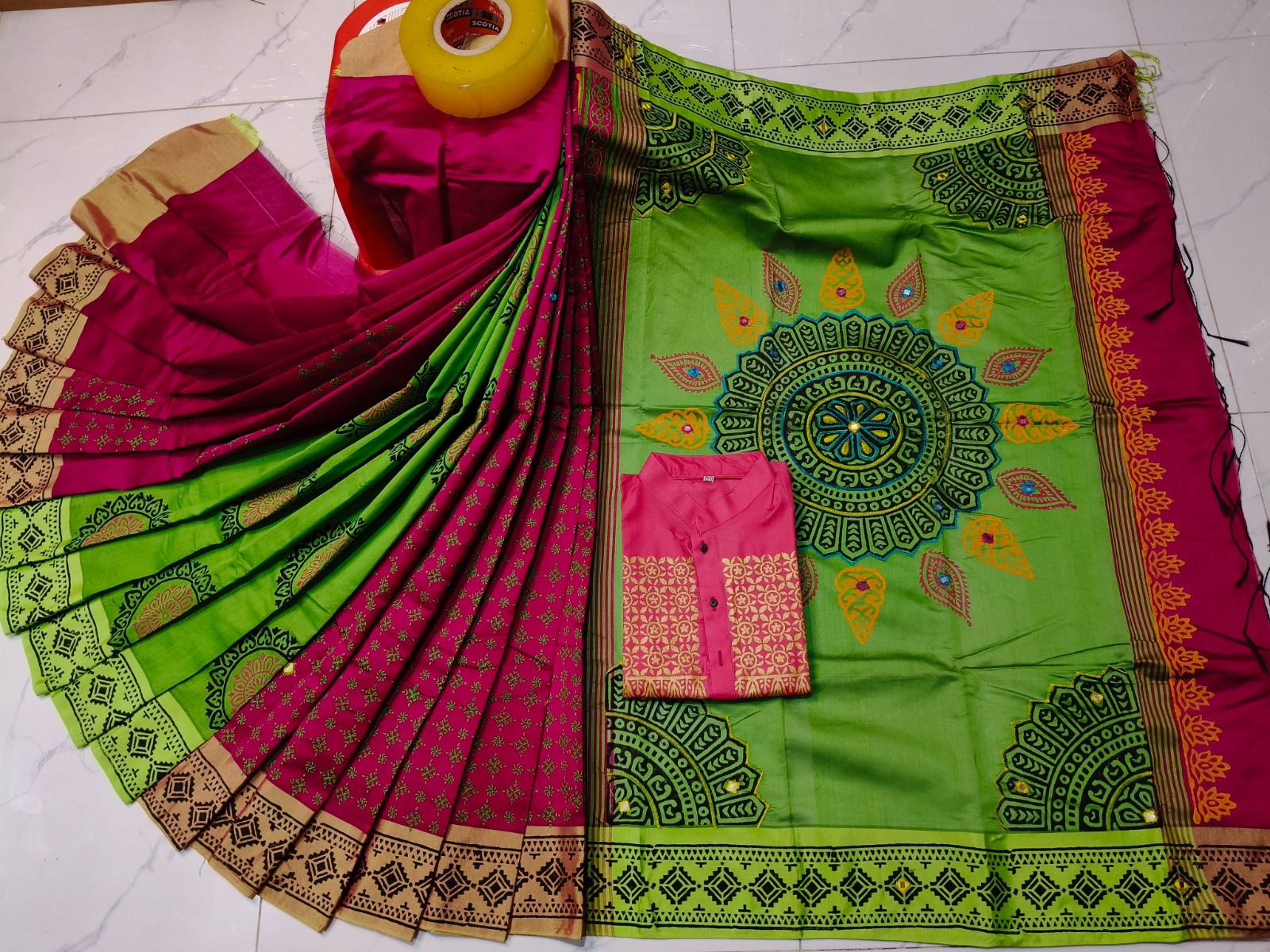 Sharee Panjabi Couple Dress