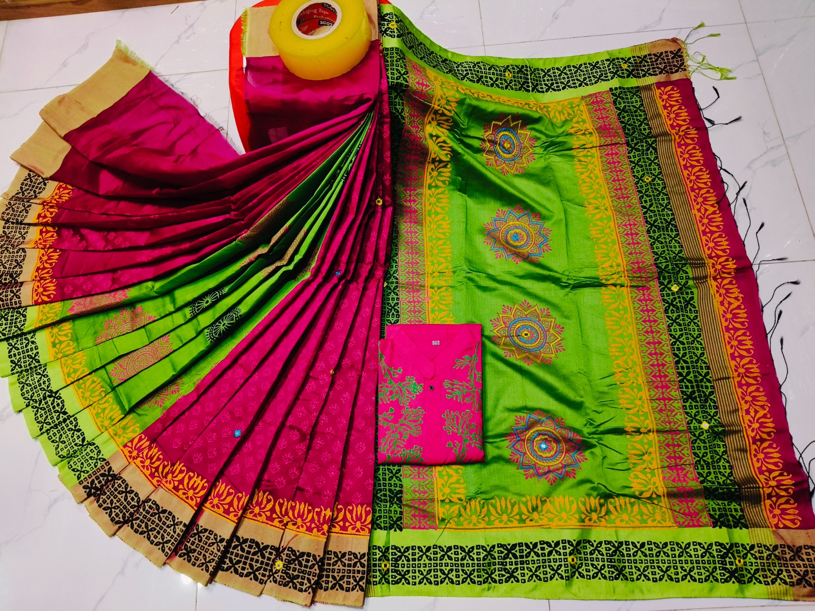 Sharee Panjabi Couple Dress