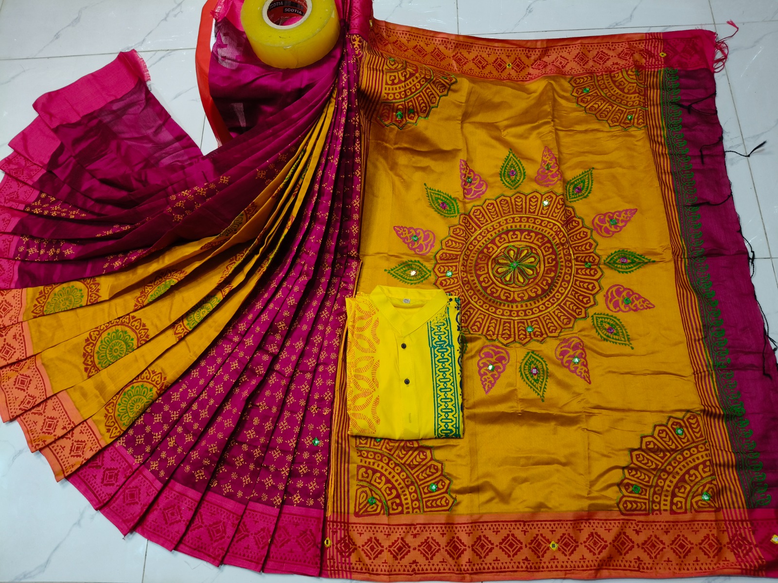 Sharee Panjabi Couple Dress