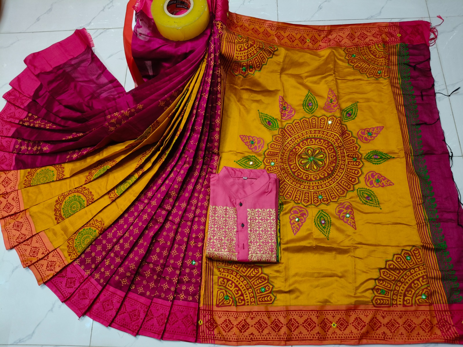 Sharee Panjabi Couple Dress