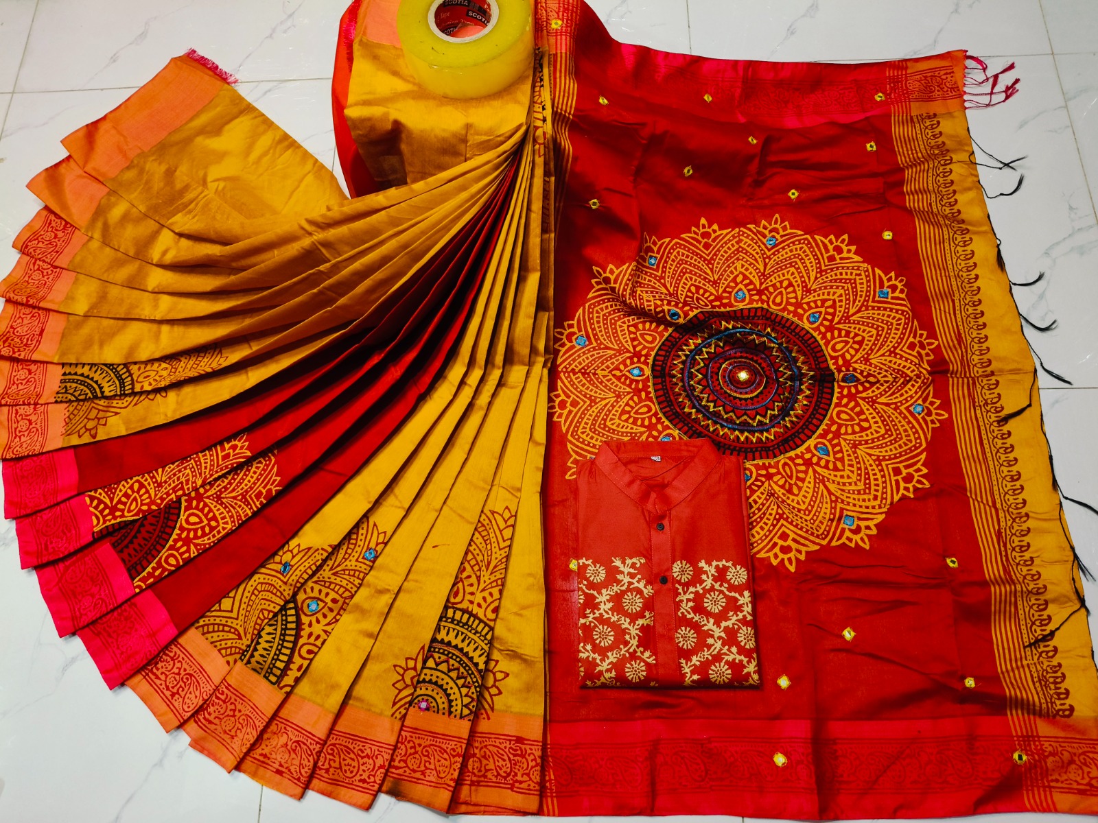 Sharee Panjabi Couple Dress
