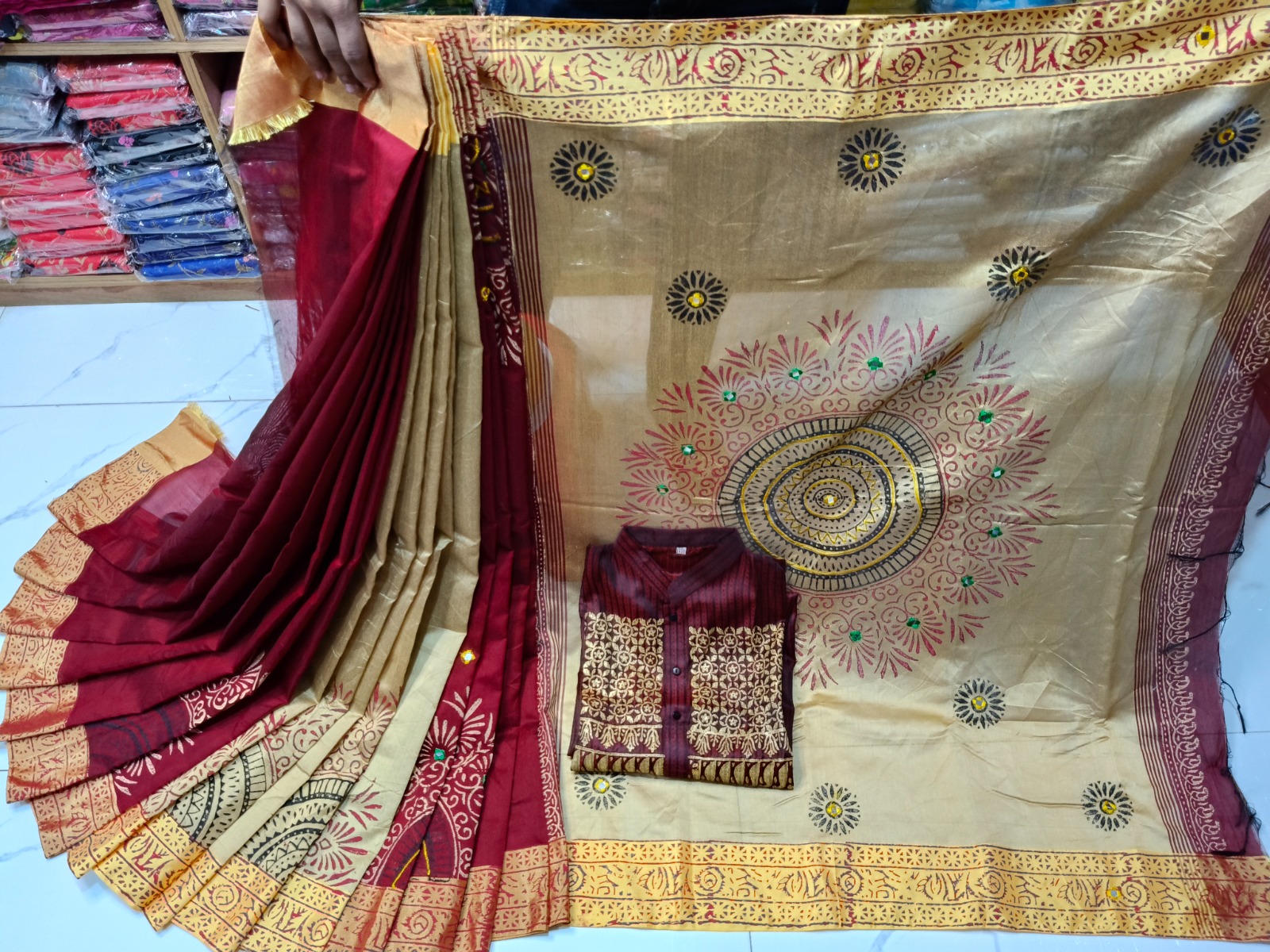Sharee Panjabi Couple Dress