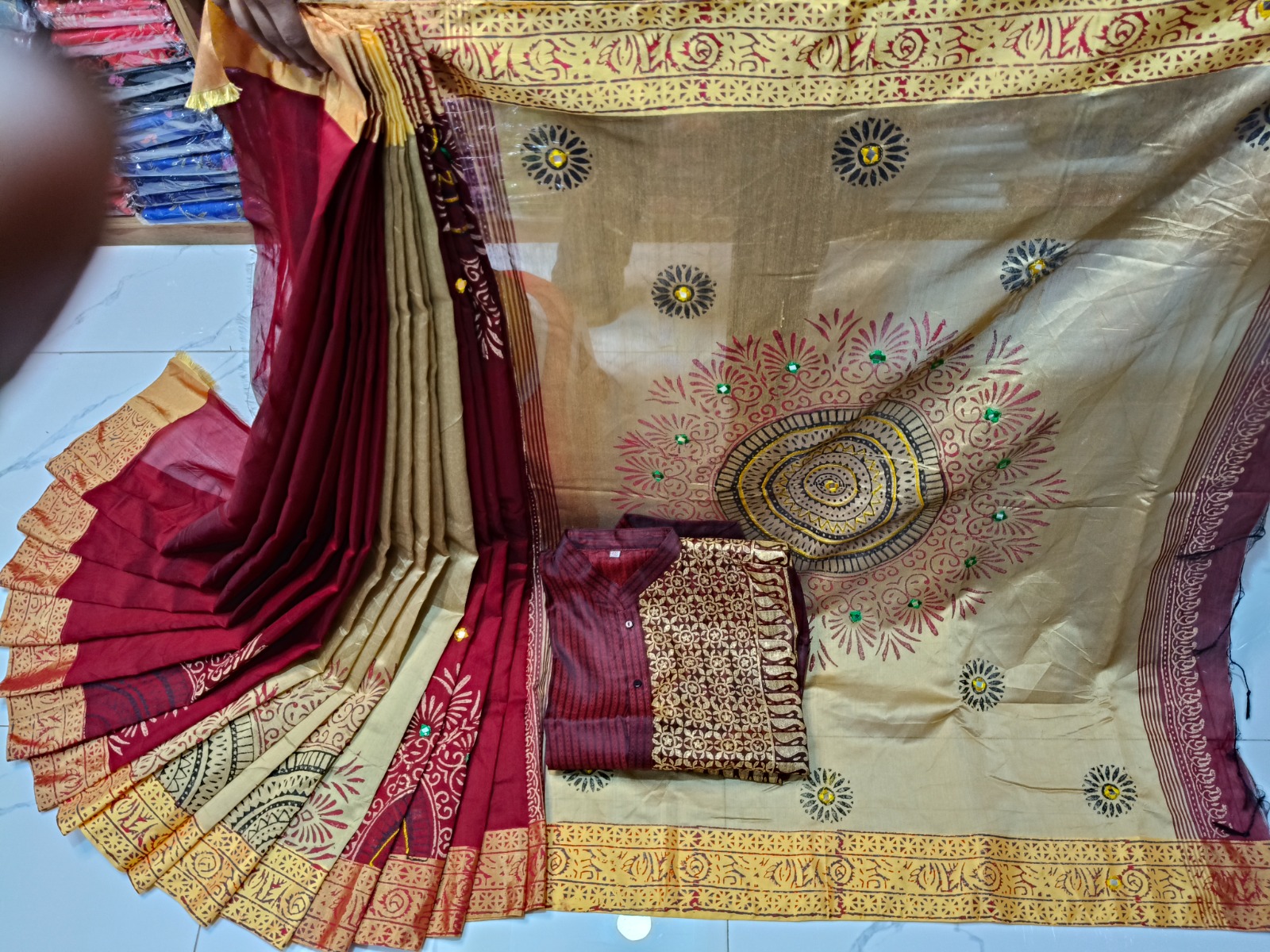 Sharee Panjabi Couple Dress