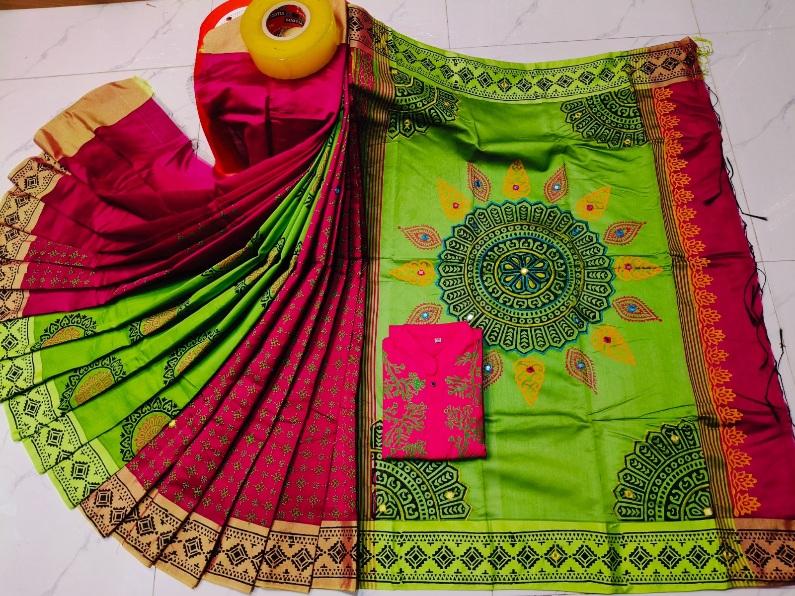 Sharee Panjabi Couple Dress