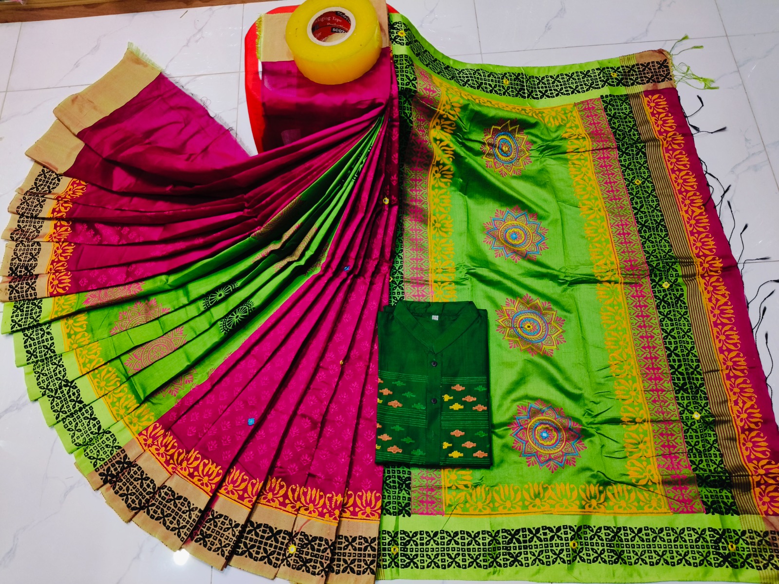 Sharee Panjabi Couple Dress