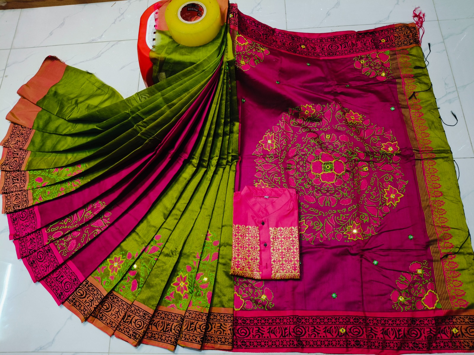 Sharee Panjabi Couple Dress