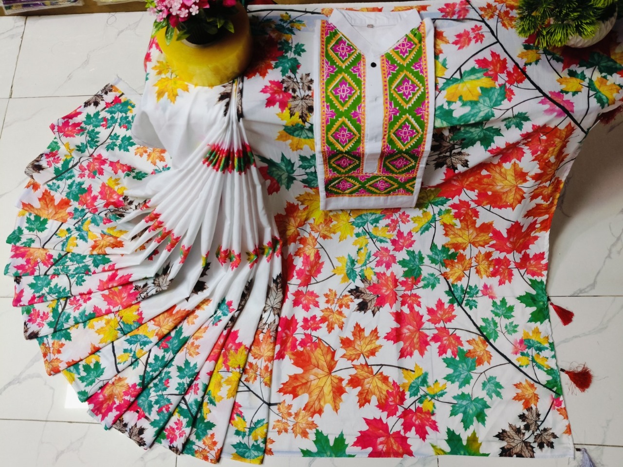 Sharee Panjabi Couple with Blouse Piece