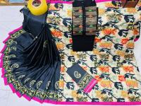 Sharee Panjabi Couple with Blouse Piece