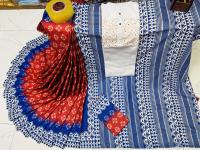 Sharee Panjabi Couple with Blouse Piece