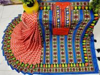 Sharee Panjabi Couple with Blouse Piece