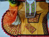 Sharee Panjabi Couple with Blouse Piece