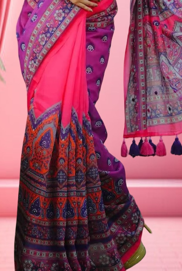 Digital Print Sharee with Blouse Piece
