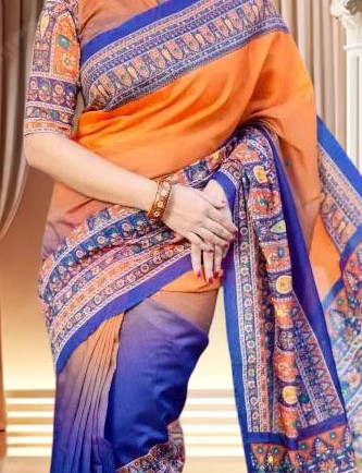 Digital Print Sharee with Blouse Piece