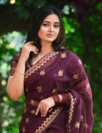 Afsan Print Sharee with Blouse Piece