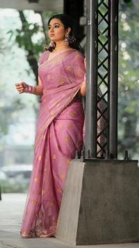 Afsan Print Sharee with Blouse Piece