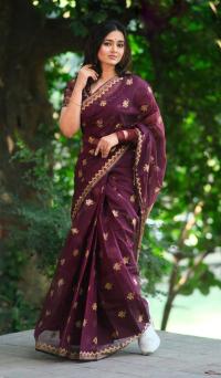 Afsan Print Sharee with Blouse Piece