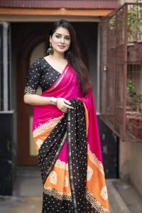 Digital Print Sharee with Blouse