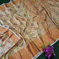 Soft silk katan sharee